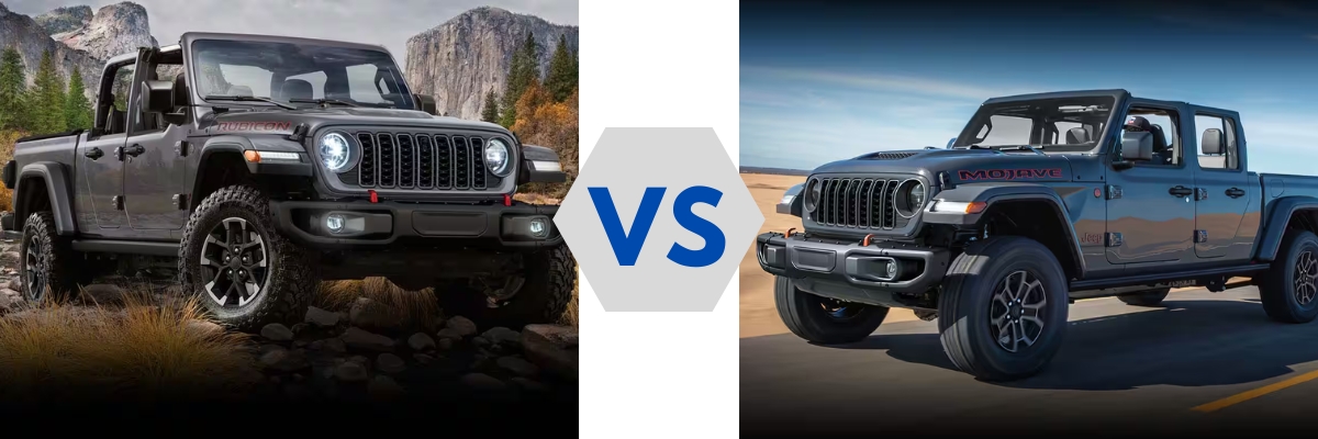 2024 Jeep Gladiator Rubicon vs Mojave