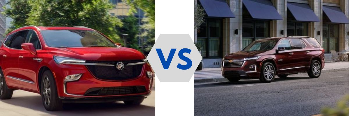 2022 Buick Enclave vs Chevy Traverse