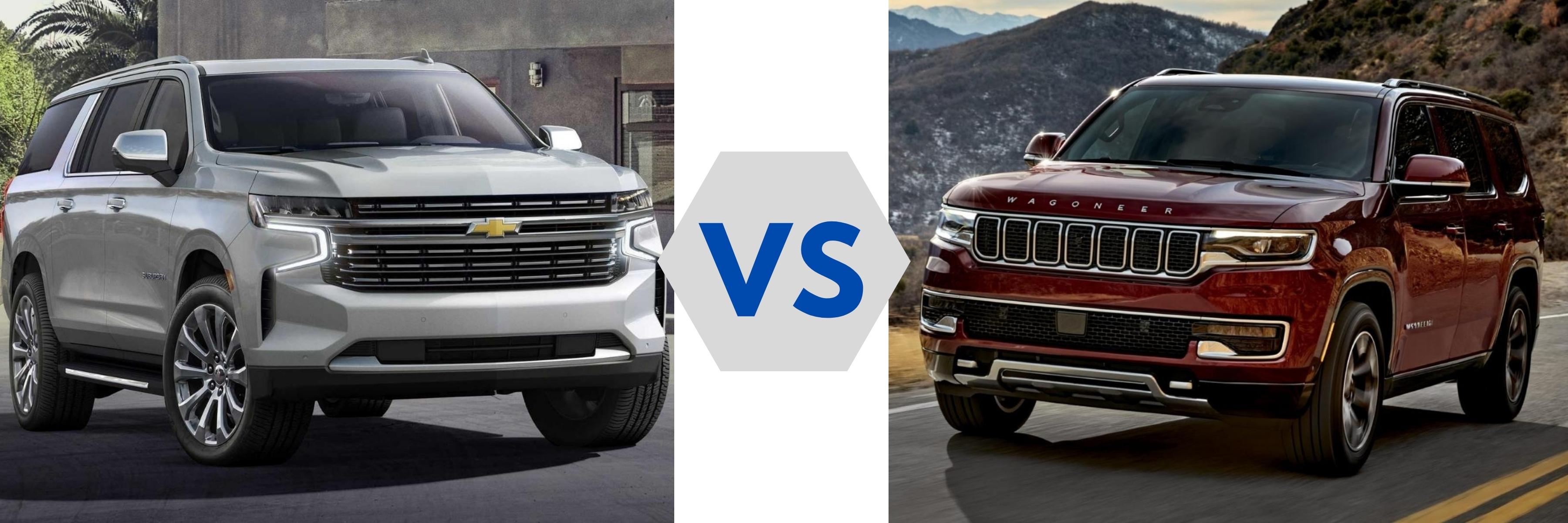 2021 Chevy Suburban vs Jeep Wagoneer