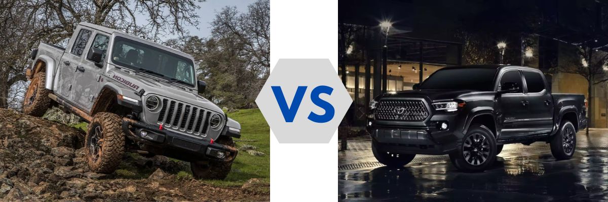 2022 Jeep Gladiator vs Toyota Tacoma