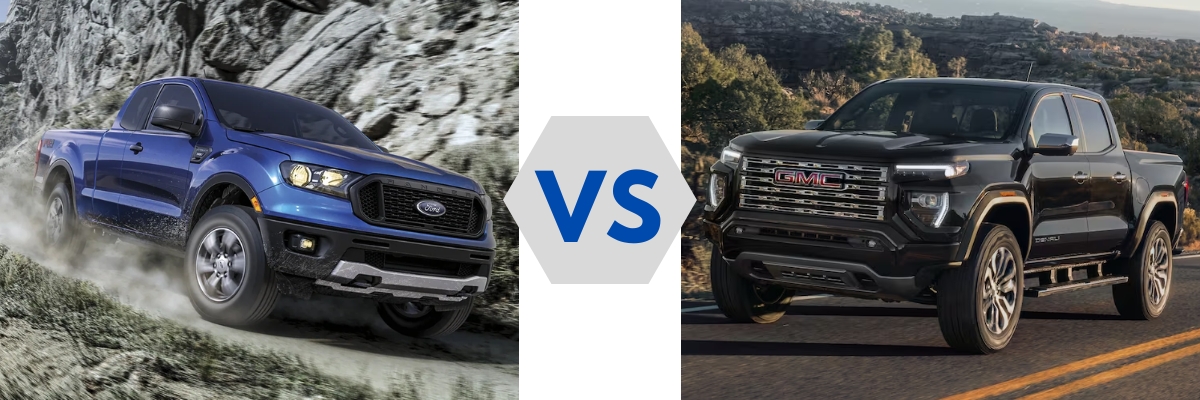 2023 Ford Ranger vs GMC Canyon