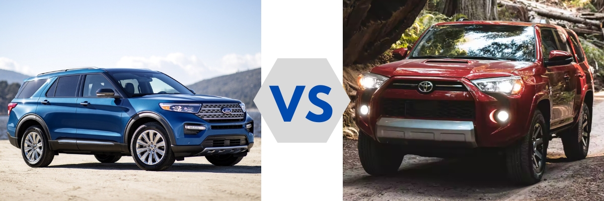 2023 Ford Explorer vs Toyota 4Runner