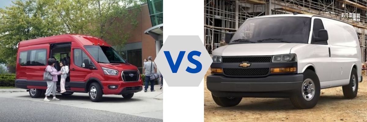 2022 Ford Transit vs Chevy Express