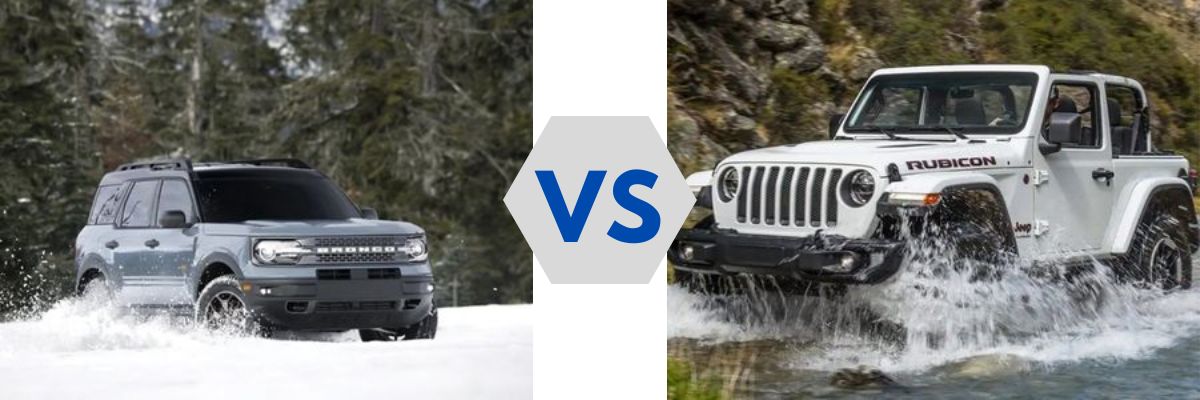2022 Ford Bronco Sport vs Jeep Wrangler