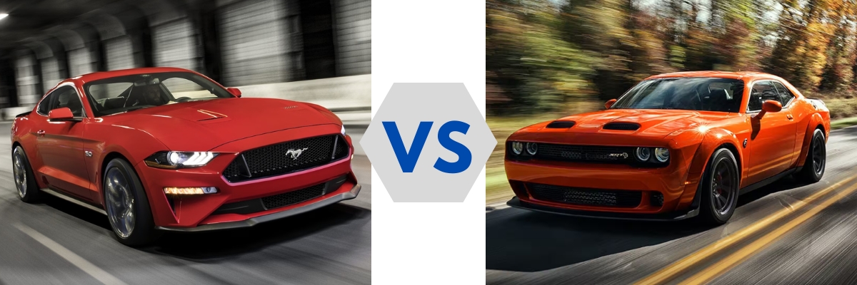 2023 Ford Mustang vs Dodge Challenger
