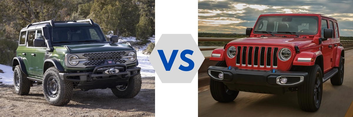 2023 Ford Bronco vs Jeep Wrangler