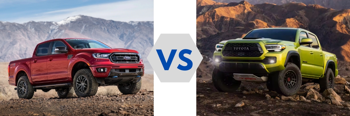 2022 Ford Ranger vs Toyota Tacoma