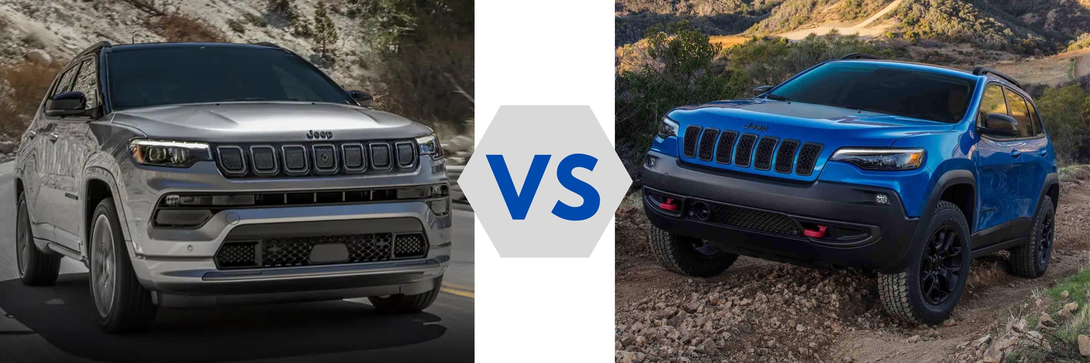 2022 Jeep Compass vs Jeep Cherokee