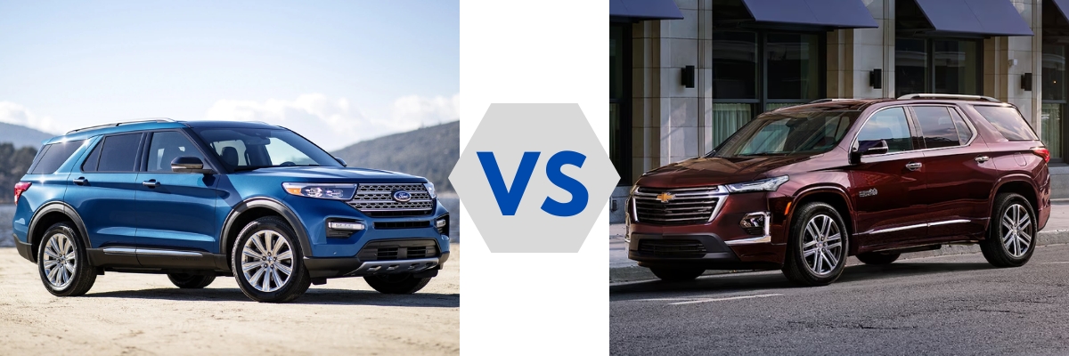 2023 Ford Explorer vs Chevy Traverse