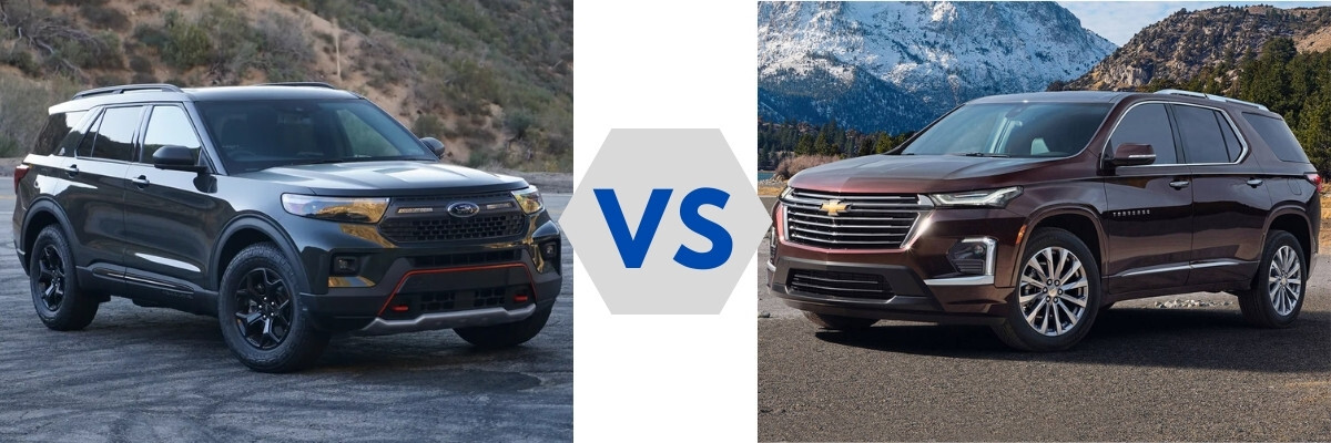 2022 Ford Explorer Vs Chevy Traverse 7855