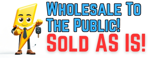 AS IS Wholesale to the public