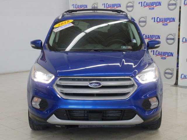 Used 2018 Ford Escape Titanium with VIN 1FMCU9J9XJUA01732 for sale in Erie, PA